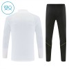 Barcelone Sweat d'Entraînement Quarter-Zip 2026-27 Blanche Pour Enfant