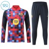 Barcelone Sweat d'Entraînement Quarter-Zip 2026-27 Rouge Pour Enfant