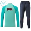 Barcelone Sweat d'Entraînement Quarter-Zip 2026-27 Verte Pour Enfant