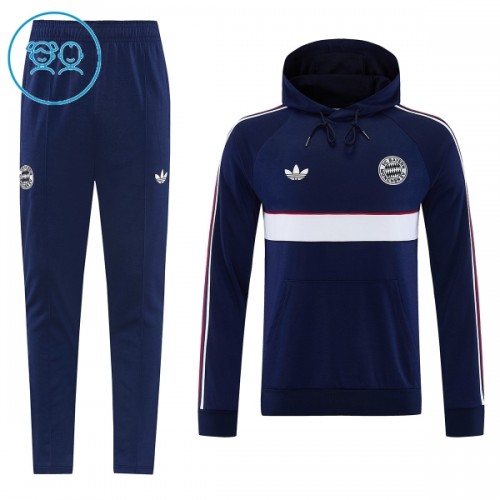 Bayern Munich Hoodie Sweat d'Entraînement 2026-27 Marine Pour Enfant Bayern Munich Hoodie Sweat d'Entraînement 2026-27 Marine Pour Enfant