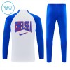 Chelsea Sweat d'Entraînement Quarter-Zip 2026-27 Blanche Pour Enfant
