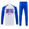 Chelsea Sweat d'Entraînement Quarter-Zip 2026-27 Blanche Pour Homme