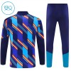 Espagne Sweat d'Entraînement Quarter-Zip 2026-27 Bleue Pour Enfant