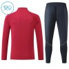 FC Barcelone Sweat d'Entraînement Quarter-Zip 2026-27 Rouge Pour Enfant