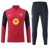 FC Barcelone Sweat d'Entraînement Quarter-Zip 2026-27 Rouge Pour Homme FC Barcelone Sweat d'Entraînement Quarter-Zip 2026-27 Rouge Pour Homme