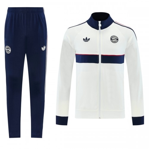 FC Bayern Munich Ensemble Vestes d'Entraînement 2026-27 Blanche Pour Homme FC Bayern Munich Ensemble Vestes d'Entraînement 2026-27 Blanche Pour Homme