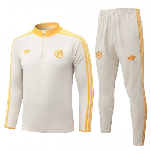 FC Bayern Munich Sweat d'Entraînement Quarter-Zip 2026-27 Blanche Pour Homme FC Bayern Munich Sweat d'Entraînement Quarter-Zip 2026-27 Blanche Pour Homme