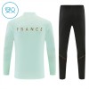 France Sweat d'Entraînement Quarter-Zip 2026-27 Blanche Pour Enfant