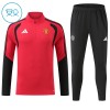 Manchester United Sweat d'Entraînement Quarter-Zip 2026-27 Rouge Pour Enfant Manchester United Sweat d'Entraînement Quarter-Zip 2026-27 Rouge Pour Enfant