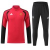 Manchester United Sweat d'Entraînement Quarter-Zip 2026-27 Rouge Pour Homme Manchester United Sweat d'Entraînement Quarter-Zip 2026-27 Rouge Pour Homme