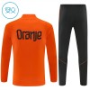 Pays-Bas Orange Version Sweat d'Entraînement Quarter-Zip 2026-27 Pour Enfant