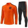 Pays-Bas Orange Version Sweat d'Entraînement Quarter-Zip 2026-27 Pour Homme Pays-Bas Orange Version Sweat d'Entraînement Quarter-Zip 2026-27 Pour Homme