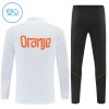 Pays-Bas Sweat d'Entraînement Quarter-Zip 2026-27 Blanche Pour Enfant