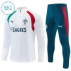 Portugal Sweat d'Entraînement Quarter-Zip 2026-27 Blanche Pour Enfant Portugal Sweat d'Entraînement Quarter-Zip 2026-27 Blanche Pour Enfant