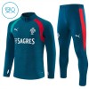 Portugal Sweat d'Entraînement Quarter-Zip 2026-27 Bleue Pour Enfant