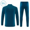 Portugal Sweat d'Entraînement Quarter-Zip 2026-27 Bleue Pour Enfant