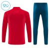 Portugal Sweat d'Entraînement Quarter-Zip 2026-27 Rouge Pour Enfant