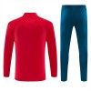 Portugal Sweat d'Entraînement Quarter-Zip 2026-27 Rouge Pour Homme