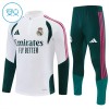 Real Madrid Sweat d'Entraînement Quarter-Zip 2026-27 Blanche Pour Enfant Real Madrid Sweat d'Entraînement Quarter-Zip 2026-27 Blanche Pour Enfant