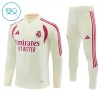 Real Madrid Sweat d'Entraînement Quarter-Zip 2026-27 Blanche Pour Enfant Real Madrid Sweat d'Entraînement Quarter-Zip 2026-27 Blanche Pour Enfant