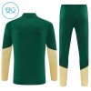 Real Madrid Sweat d'Entraînement Quarter-Zip 2026-27 Verte Pour Enfant