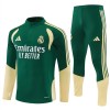Real Madrid Sweat d'Entraînement Quarter-Zip 2026-27 Verte Pour Homme