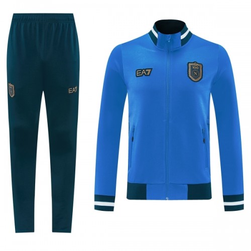 SSC Naples Ensemble Vestes d'Entraînement 2026-27 Bleue Pour Homme SSC Naples Ensemble Vestes d'Entraînement 2026-27 Bleue Pour Homme