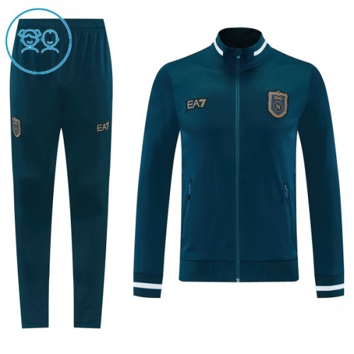 SSC Naples Ensemble Vestes d'Entraînement 2026-27 Marine Pour Enfant SSC Naples Ensemble Vestes d'Entraînement 2026-27 Marine Pour Enfant