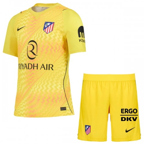 Maillot de Gardien Atlético Madrid 2026-27 Jaune Pour Enfant Maillot de Gardien Atlético Madrid 2026-27 Jaune Pour Enfant