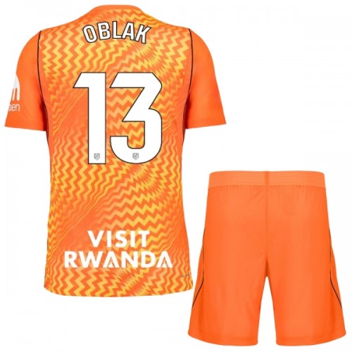 Maillot de Gardien Atlético Madrid Oblak 13 Orange Version 2026-27 Pour Enfant Maillot de Gardien Atlético Madrid Oblak 13 Orange Version 2026-27 Pour Enfant