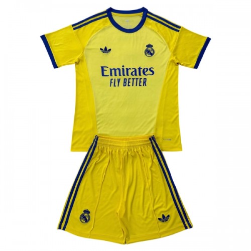 Maillot de Gardien Real Madrid 2026-27 Jaune Pour Enfant Maillot de Gardien Real Madrid 2026-27 Jaune Pour Enfant