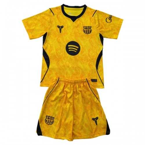 Maillot de Gardien FC Barcelone Extérieur 2026-27 Jaune Pour Enfant Maillot de Gardien FC Barcelone Extérieur 2026-27 Jaune Pour Enfant