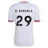Maillot de Supporter Liverpool B. Barcola 29 Extérieur 2026-27 Pour Homme
